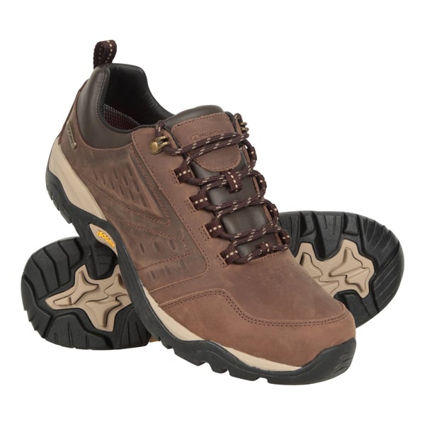 Mountain Warehouse Mens Pioneer Extreme II Crazy Horse Leather Waterproof Walking Shoes