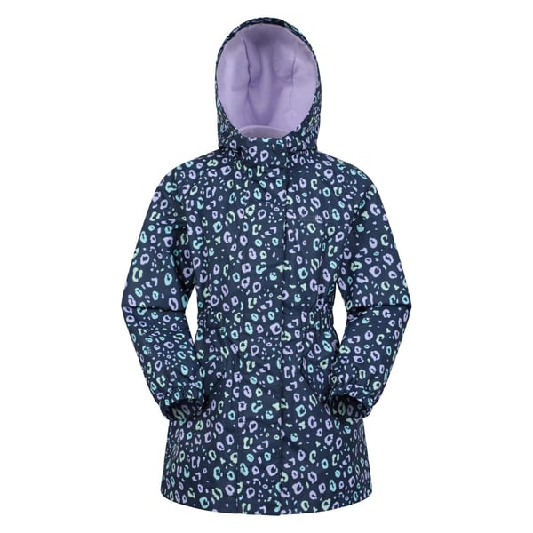 Mountain Warehouse Childrens/Kids Dale Leopard Print Lightweight Waterproof Jacket