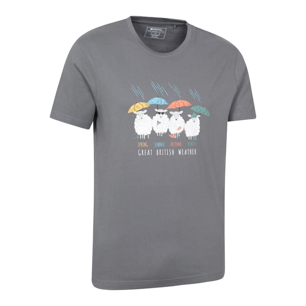 Mountain Warehouse Mens Great British Weather T-Shirt