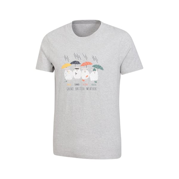 Mountain Warehouse Mens Great British Weather T-Shirt