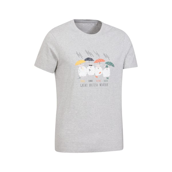 Mountain Warehouse Mens Great British Weather T-Shirt