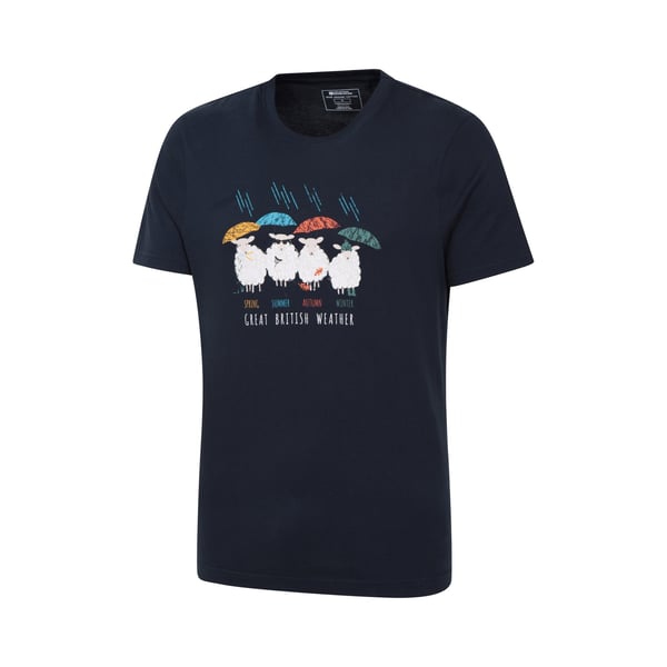 Mountain Warehouse Mens Great British Weather T-Shirt