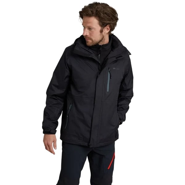 Mountain Warehouse Mens Bracken Extreme 3 in 1 Waterproof Jacket