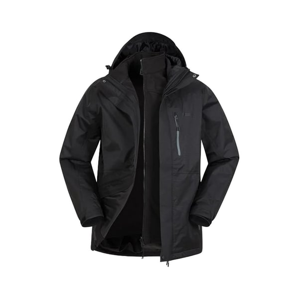 Mountain Warehouse Mens Bracken Extreme 3 in 1 Waterproof Jacket
