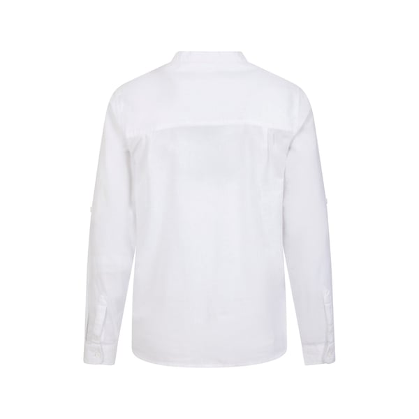 Mountain Warehouse Mens Lowe Linen Blend Grandad Collar Shirt
