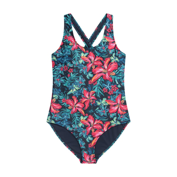 Animal Womens/Ladies Mia Floral Cross Back One Piece Swimsuit