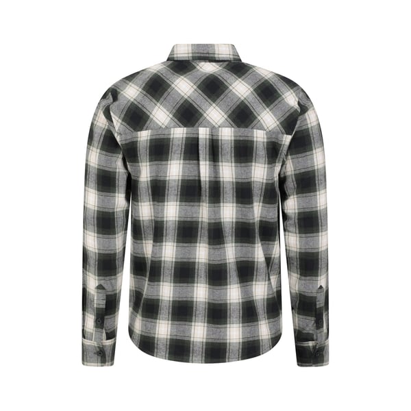 Mountain Warehouse Mens Trace Flannel Long-Sleeved Shirt