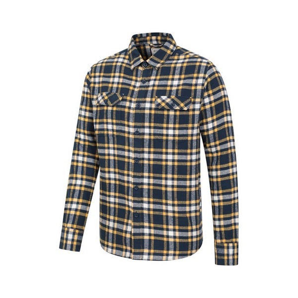 Mountain Warehouse Mens Trace Flannel Long-Sleeved Shirt