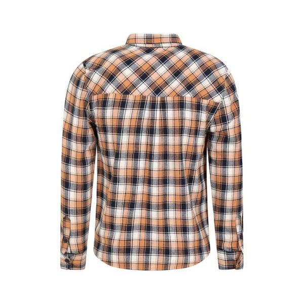 Mountain Warehouse Mens Trace Flannel Long-Sleeved Shirt