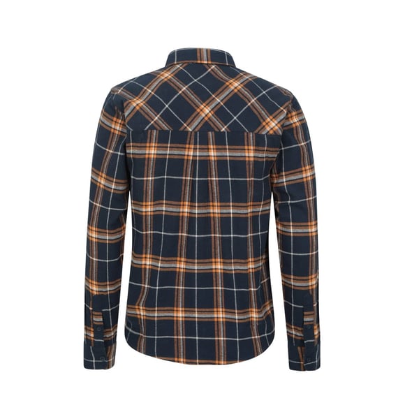 Mountain Warehouse Mens Trace Flannel Long-Sleeved Shirt