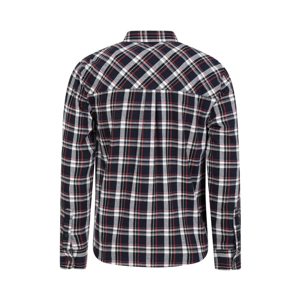 Mountain Warehouse Mens Trace Flannel Long-Sleeved Shirt