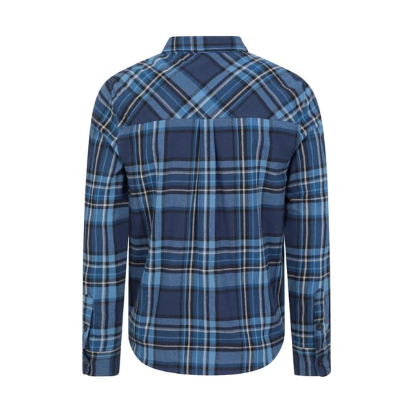 Mountain Warehouse Mens Trace Flannel Long-Sleeved Shirt