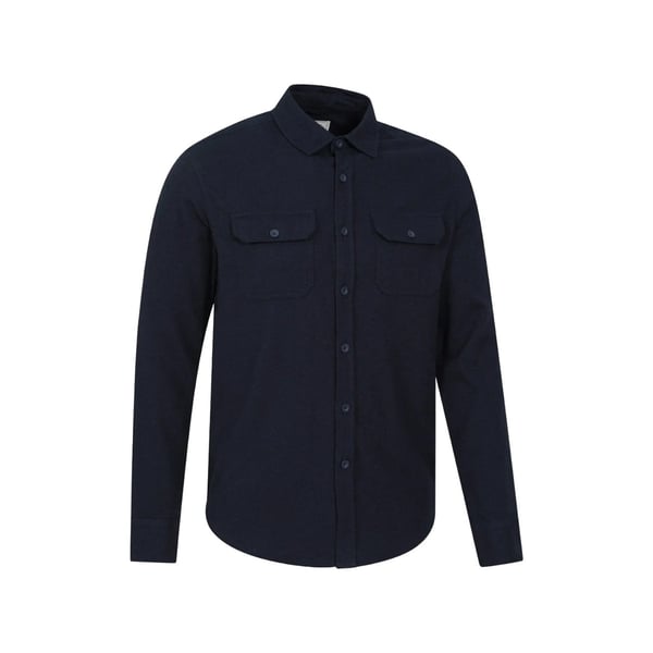 Mountain Warehouse Mens Trace Flannel Long-Sleeved Shirt