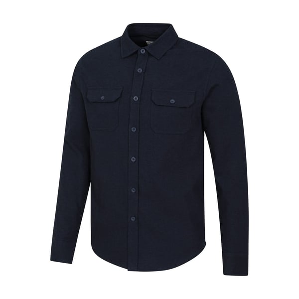 Mountain Warehouse Mens Trace Flannel Long-Sleeved Shirt