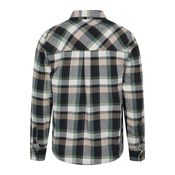 Mountain Warehouse Mens Trace Flannel Long-Sleeved Shirt
