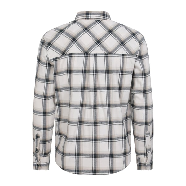 Mountain Warehouse Mens Trace Flannel Long-Sleeved Shirt