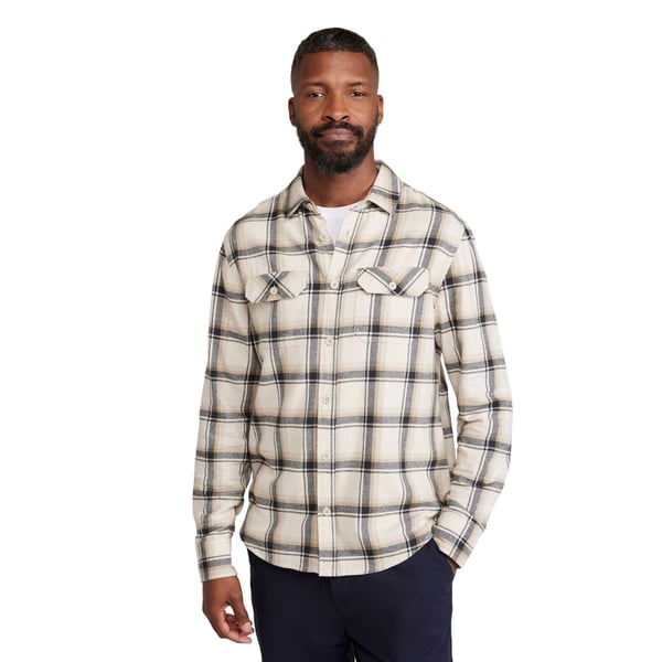 Mountain Warehouse Mens Trace Flannel Long-Sleeved Shirt