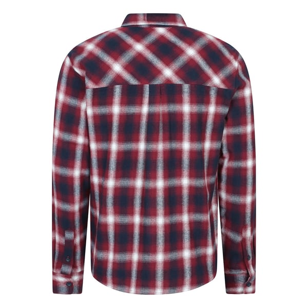 Mountain Warehouse Mens Trace Flannel Long-Sleeved Shirt
