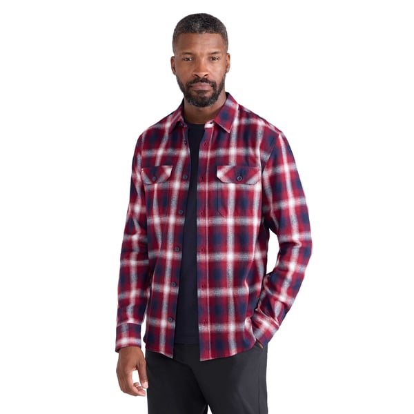 Mountain Warehouse Mens Trace Flannel Long-Sleeved Shirt