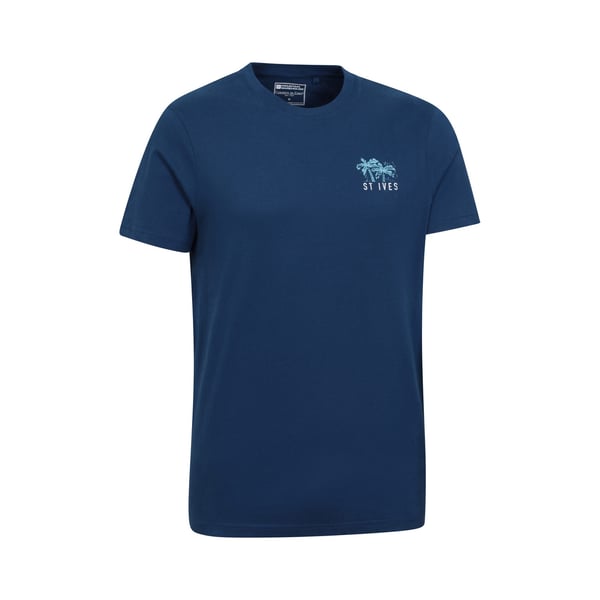 Mountain Warehouse Mens St Ives Printed Organic T-Shirt