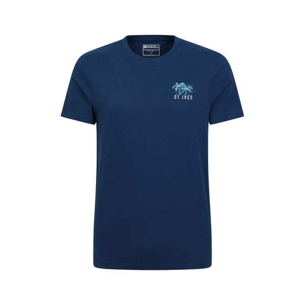 Mountain Warehouse Mens St Ives Printed Organic T-Shirt