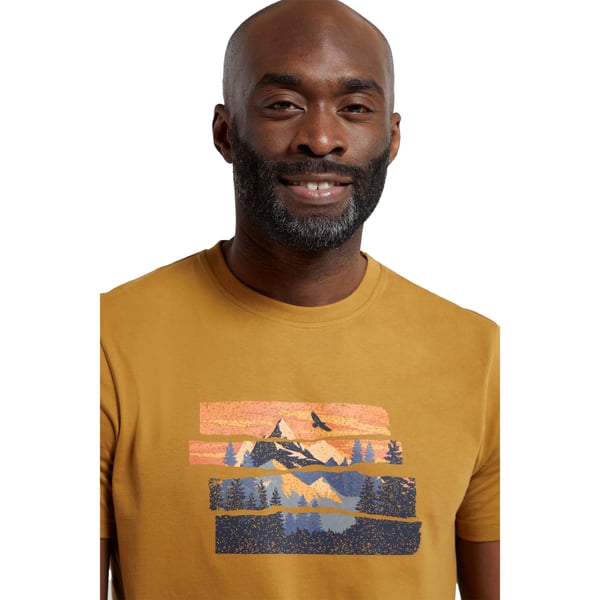 Mountain Warehouse Mens Mountain Explorer Organic Cotton T-Shirt