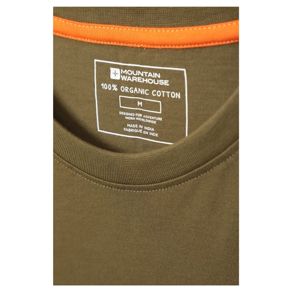 Mountain Warehouse Mens 3 Peaks Organic Cotton T-Shirt