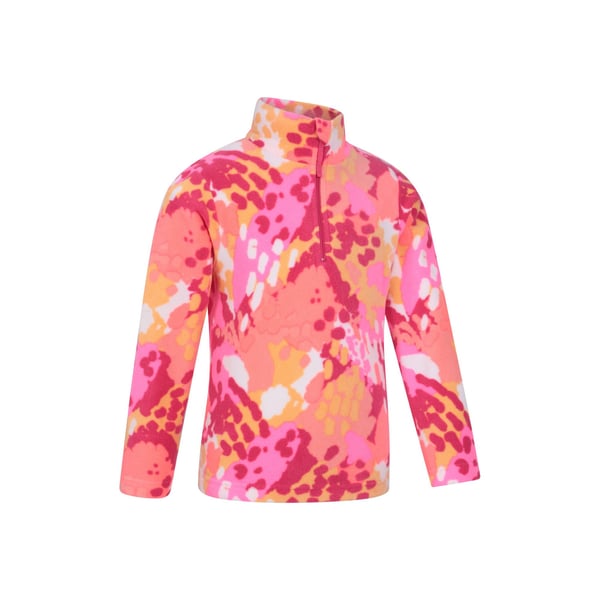 Mountain Warehouse Childrens/Kids Endeavour Abstract Half Zip Fleece Top