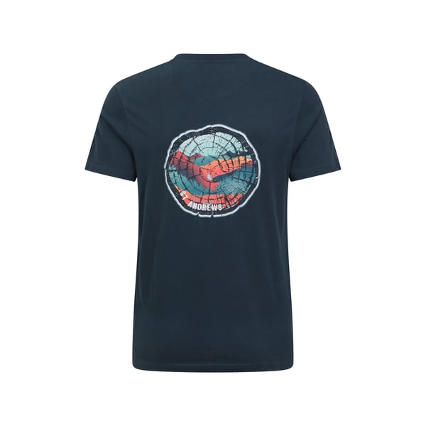 Mountain Warehouse Mens St Andrews Tree Ring Organic T-Shirt