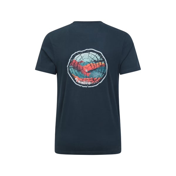 Mountain Warehouse Mens Ben Nevis Tree Ring luomu T-paita