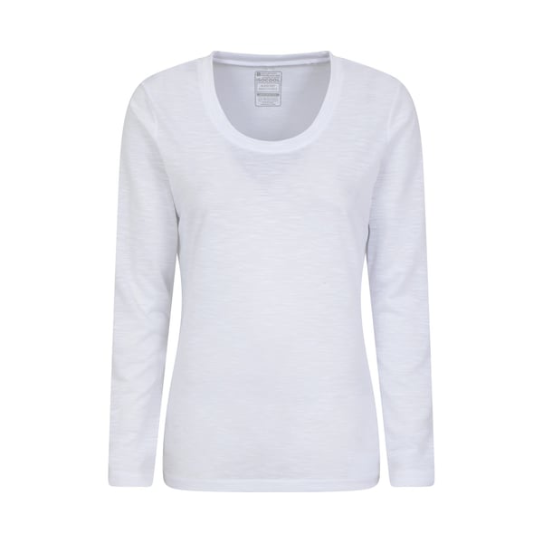 Mountain Warehouse Womens/Ladies Agra Slub Long-Sleeved Top