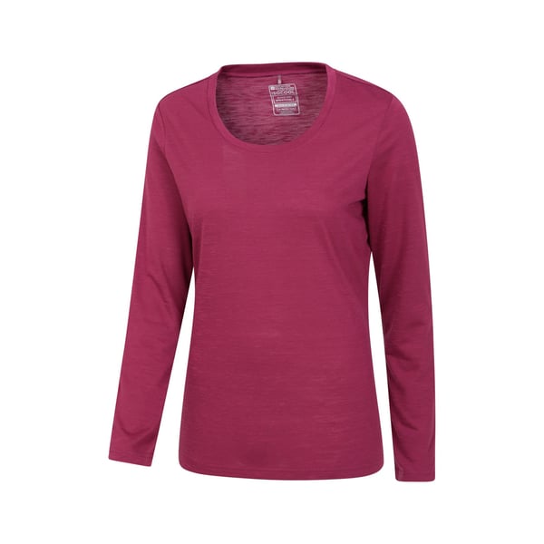 Mountain Warehouse Womens/Ladies Agra Slub Long-Sleeved Top
