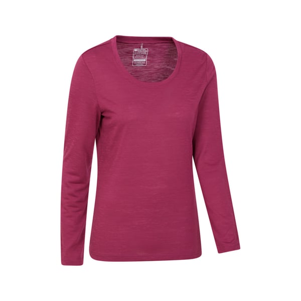 Mountain Warehouse Womens/Ladies Agra Slub Long-Sleeved Top