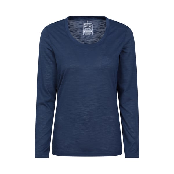 Mountain Warehouse Womens/Ladies Agra Slub Long-Sleeved Top