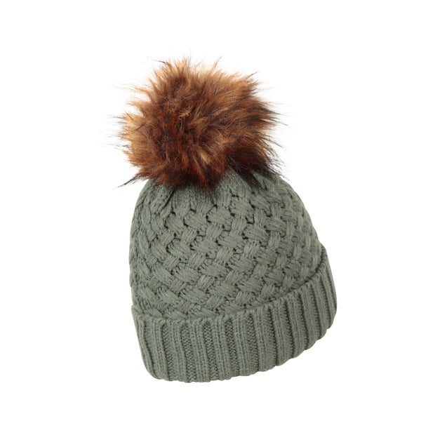 Mountain Warehouse Womens/Ladies Lisbon Pom Pom Borg Lined Beanie
