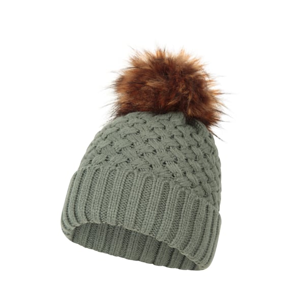 Mountain Warehouse Womens/Ladies Lisbon Pom Pom Borg Lined Beanie