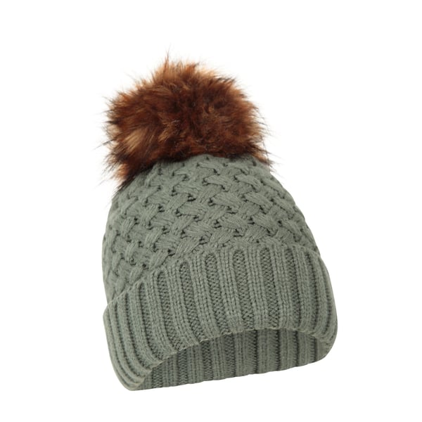 Mountain Warehouse Womens/Ladies Lisbon Pom Pom Borg Lined Beanie