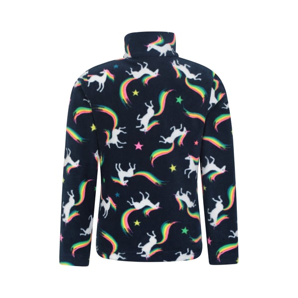 Mountain Warehouse Childrens/Kids Endeavour Unicorn Half Zip Fleece Top