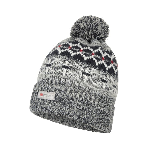 Mountain Warehouse Mens Fair Isle Thinsulate Beanie