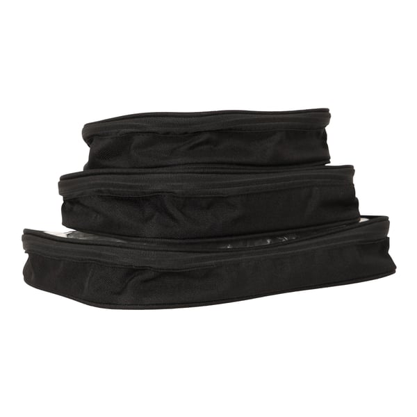 Mountain Warehouse Clear Travel Toiletry Bag Set (Pack of 3)