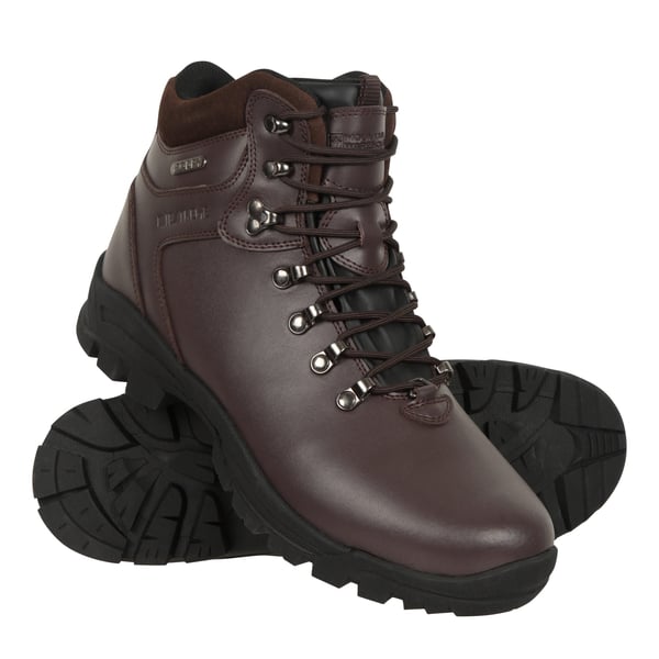 Mountain Warehouse Mens Latitude II Extreme nahkaiset vedenpitävät vaelluskengät Mountain Warehouse Mens Latitude II Extreme nahkaiset vedenpitävät vaelluskengät