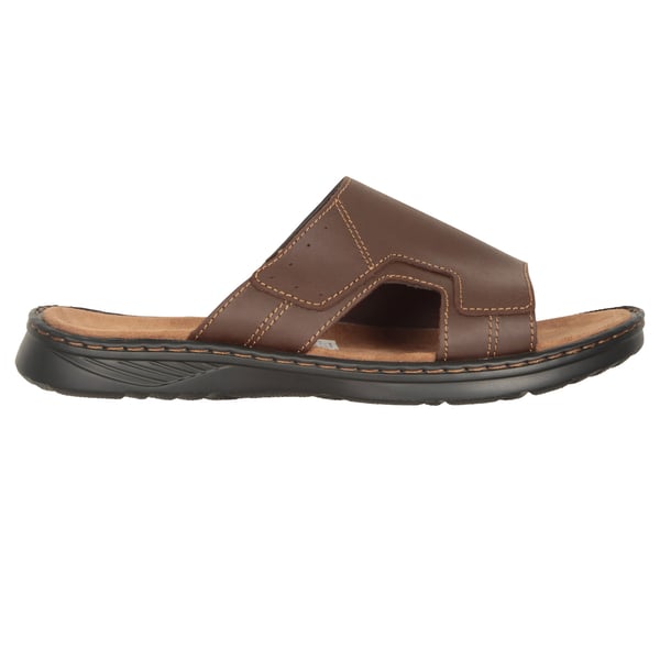 Mountain Warehouse Mens Comfort Leather Slip-on Sandals