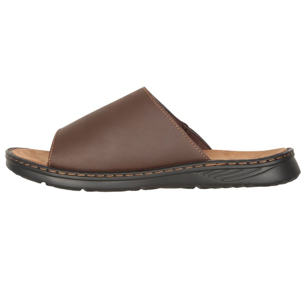 Mountain Warehouse Mens Comfort Leather Slip-on Sandals