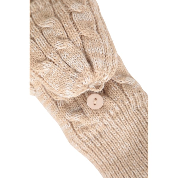 Mountain Warehouse Womens/Ladies Faux Fur Lined Fingerless Gloves