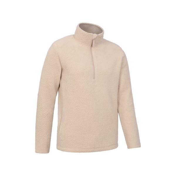 Mountain Warehouse Mens Ted Borg Half Zip Fleece Top