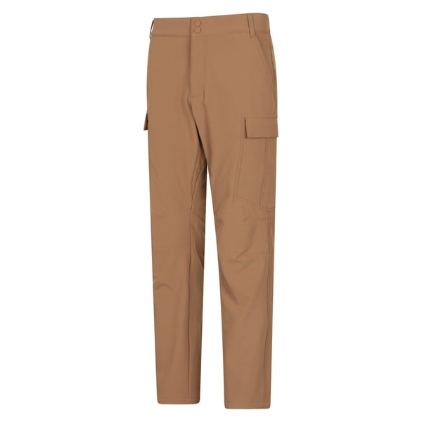 Mountain Warehouse Mens Beacon Softshell Fleece Lined Trousers