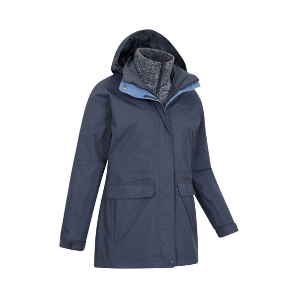 Mountain Warehouse Womens/Ladies Glacial II Extreme 3 in 1 Long Jacket