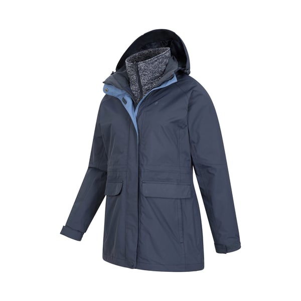 Mountain Warehouse Womens/Ladies Glacial II Extreme 3 in 1 Long Jacket