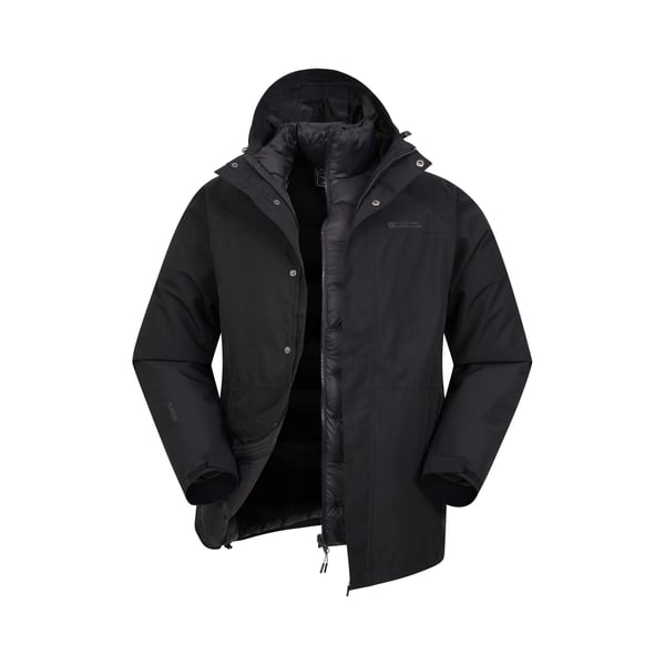 Mountain Warehouse Mens Alaskan 3 In 1 Waterproof Jacket