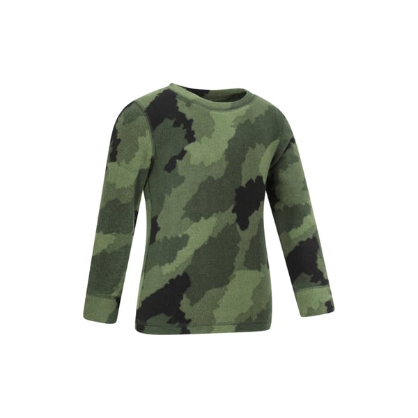 Mountain Warehouse Childrens/Kids Camo Polar Fleece Base Layer Set